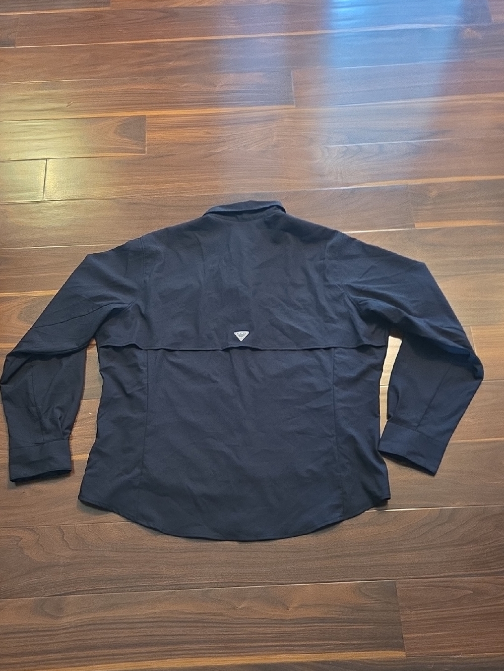Columbia PGE A Women's UPF Black Long-Sleeve Button-Down Shirt XLG - Picture 5 of 9